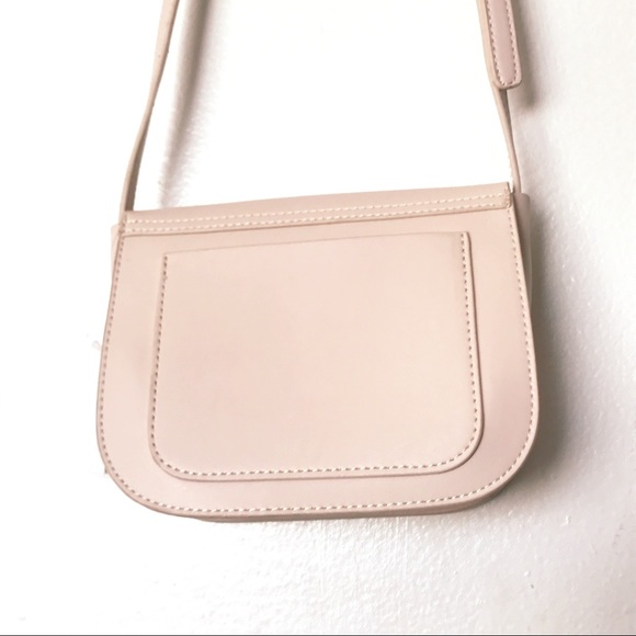 NWT UO Blush Pink Faux Leather Mini Crossbody Bag - Picture 5 of 5